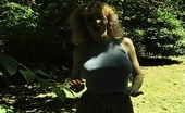 Nylon Fetish Videos 468202 Gathering Stockings A Luscious Blonde Delights In Her Discovery Of Silky Stockings In The Trees Nylon Fetish Videos

