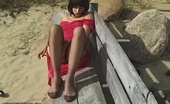 Nylon Fetish Videos 468232 Brunettes Sandy Stockings A Quiet Brunette Enjoys Sun On Her Long Legs And Walks In The Sand Nylon Fetish Videos
