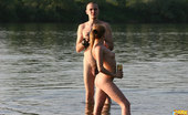 Nude Beach Dreams A Couple Walks Through The Water And Kisses On The Beach Nude Beach Dreams
