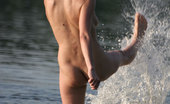 Nude Beach Dreams 469380 Cute Naked Girl Having A Cold Drink While Walking In The Water Nude Beach Dreams

