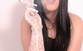 Ms Inhale 470414 Cigarette Princess Cute Teen Smoking Fetish Princess Smokes A Cigarette With Long White Lace Gloves Ms Inhale
