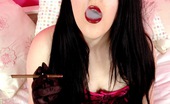 Ms Inhale 470416 Smoking In Satin Gloves Beautiful Brunette Teen Smoker MsInhale Smokes A Long Brown More 120 Cigarette Ms Inhale
