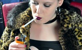 Ms Inhale Smoking In A Fur Coat Very Dirty Teen Smoker Wearing A Fur Coat And Smoking A VS120 Cigarette Ms Inhale
