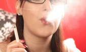 Ms Inhale 470462 Smoking Teen In Glasses Topless Teen MsInhale Wears Her Glasses And Smokes A Cigarette Ms Inhale
