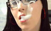 Ms Inhale 470474 Office Girl Smoking Teen Secretary In Glasses Smoking A More 120 Cigarette At Work Ms Inhale
