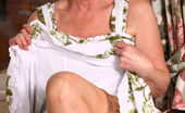 Stocking Aces 471784 Sue In A Flowery Dress And Tanned Stockings Stocking Aces

