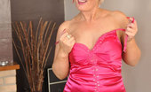 Stocking Aces 471818 MILF Strips Out Of A Stunning Pink Gown Stocking Aces
