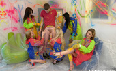 CFNM 18 472378 Dressed And Sexy Teens Strip Their Male Friend For CFNM Fun CFNM 18

