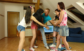 CFNM 18 472462 Dressed College Sluts Fucking A Guy After The Dance Game CFNM 18
