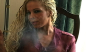 Pure Smoking 473722 The Scent Of A Smoker 0Blonde Vixen Sophie Exhales A Cloud Of Smoke As She Smells A Pair Of Thigh Highs Pure Smoking
