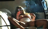Pure Smoking 473725 Smokers Shoe Kiss 0Monica Kisses And Then Blows Smoke In Her High Heeled Shoes Pure Smoking
