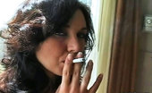 Pure Smoking 473769 The Curls Of A Smoker 0Curly Haired Zoe Britton Smokes In Her Black Lingerie Pure Smoking
