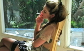 Pure Smoking 473802 Smoking By The Window 0Sexy Kayla Loves To Smoke By Her Giant Window Pure Smoking
