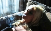 Pure Smoking 473853 Smoker In The SunlightBlonde Bombshell Lonnie Smokes In A Room Lit Purely By Sunlight Pure Smoking
