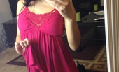 Asian Sexting 474912 Kila Strips Pink Dress In Self Shot Pics Asian Sexting
