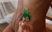 AV Erotica 475936 Kesy Petite Redhead Teen Drawing Pictures On The Naked Body Of Her Friend AV Erotica
