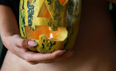 AV Erotica 476002 Mimi Trick Or Treat! Beautiful Brunette Teen With The Pumpkin-Head AV Erotica
