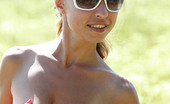 AV Erotica Maggie Shaved Skinny Babe Posing Nude Outdoors With Piercing In The Bellythumb AV Erotica

