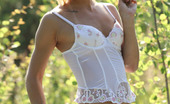 AV Erotica 476161 Amber Amber Wears Snow-White Lingerie Over Her Tanned, Smooth Skin AV Erotica

