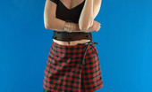 Smoking Mina 477945 Pretty Punk Babe Smoking Is All Attitude In Plaid Smoking Mina
