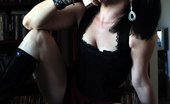 Smoking Mina 477988 Kinky Babe Mina Enjoying Smokes In Her Goth Look Smoking Mina
