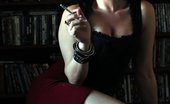 Smoking Mina 477988 Kinky Babe Mina Enjoying Smokes In Her Goth Look Smoking Mina
