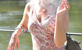 Smoking Mina 478044 Sexy Smoking MILF Mina Smokes In Public. Smoking Mina
