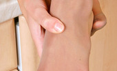 Nylon Feet Line 481843 Josephine Vivacious Chick Getting Nasty Squeezing Oranges With Her Pantyhosed Feet Nylon Feet Line
