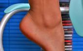 Nylon Feet Line 481973 Beatrice Mischievous Schoolgirl Revealing Her Pantyhose Clad Feet In Tempting Way Nylon Feet Line
