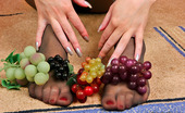 Nylon Feet Line 481998 Ida Awesome Chick Can Eat Grapes From Her Yummy Feet Clad In Soft Silky Tights Nylon Feet Line
