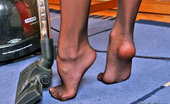 Nylon Feet Line 482045 Paris Hottie Vacuuming With The Help Of Her Yummy Feet Clad In Seductive Tights Nylon Feet Line
