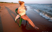 Nylon Feet Line 482331 Linda Raunchy Chick Showing Her Tempting Feet In Wet Pantyhose At The Seaside Nylon Feet Line
