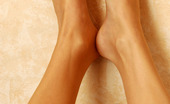 Nylon Feet Line 482463 Marion Curly Secretary In Open Toes Pantyhose Tenderly Touching Her Nyloned Feet Nylon Feet Line
