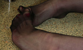 Nylon Feet Line 482643 Iva Sultry Chick In Black Pantyhose Getting Down To Pleasure Giving Foot Games Nylon Feet Line
