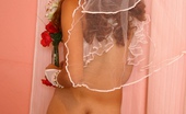 Miranda Mirelli Miranda Mirelli In Sexy Bride Lingerie Covering Her Nipples With Rose Petals And Sticking A Thorny Rose In Her Ass. Miranda Mirelli
