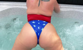 Carmen Wildflower 483354 Wet Wonder Carmen Even A Superheroine Likes To Have Some Fun In The Hot Tub Once In While! No, I'M Not Changing Out Of My Costume. I Want You To See My Hose And My Spandex Suit, Totally Dripping Wet, Cling To Every Curve Of My Body! Carmen Wildflower
