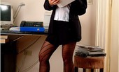 Fashion Pantyhose 484284 Blonde Secretary Emilly In Fashion Pantyhose Posing On Office Desk Fashion Pantyhose
