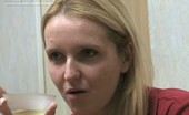 They Drunk 485481 Souse BlondeNaked Blonde With Red Wine Is Posing For Camera They Drunk
