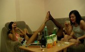 They Drunk 485496 Lesbian Orgy3 Drunk Lesbians Play With Latex Dildos They Drunk
