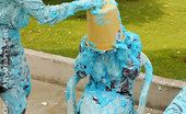 All Wam 486747 Nicely Dressed Hotty Babes Having A Very Messy Pie Fight All Wam
