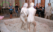 All Wam Hot Teen Lesbian Girls Love Playing In A Tub Of Wet Mud All Wam
