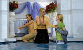 All Wam 486768 Sexy Lesbians Love Swimming Together In A Big Public Pool All Wam
