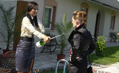 All Wam 486814 Dirty Kinky Girls Playing Outside With A Bowl Of Chocolate All Wam
