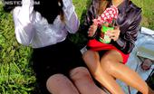All Wam 486989 Two Babes Out For Picnic Decide To Wear It Instead Of Eat It All Wam
