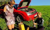 All Wam 486991 Babes On Drive Through Country Decide To Have Messy Picnic All Wam
