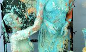 All Wam 487010 Two Naughty Slutty Babes Getting Messy With Lots Of Paint All Wam
