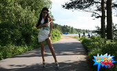 Cuties Flashing 487947 Sexy Exhibitionist Showing Off Near Public Beach Cuties Flashing
