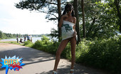 Cuties Flashing 487948 Pigtailed Girl Exposes Her Body Near Crowded Lake Cuties Flashing
