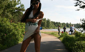 Cuties Flashing 487948 Pigtailed Girl Exposes Her Body Near Crowded Lake Cuties Flashing
