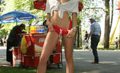 Cuties Flashing 488139 Slim Teen Hottie Walks Topless In The City Park Cuties Flashing
